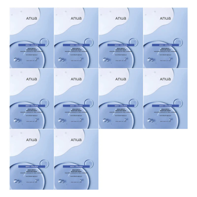 Anua - Birch Moisture Mask Set 25 ml x 10 sheets