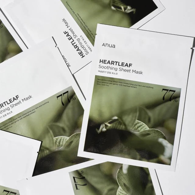 Anua - Heartleaf 77 Soothing Mask Set 25 ml x 10 sheets
