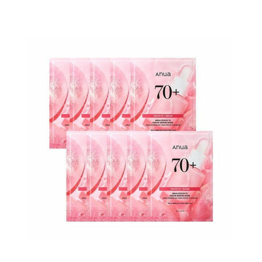 Anua - Peach 70 Niacin Serum Mask Set 25 ml x 10 sheets