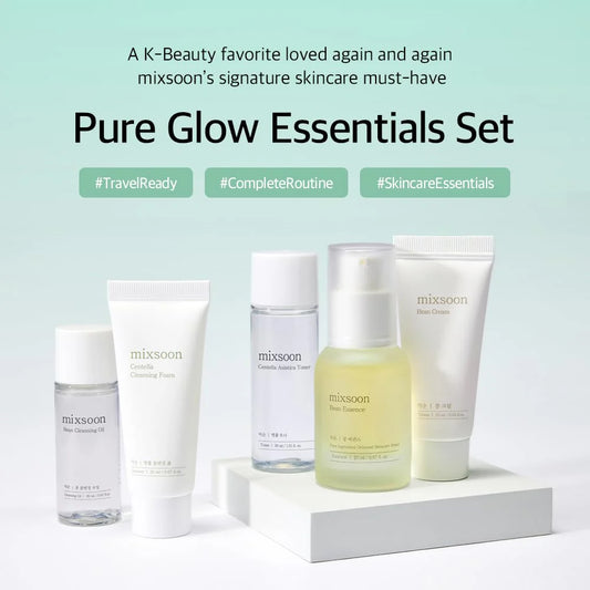 Mixsoon - Pure Glow Essentials Set 5 pcs